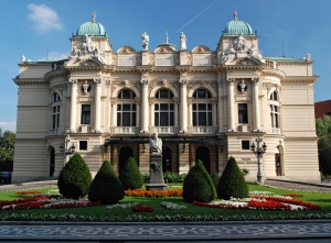 Polsko - Budova Divadla Juliusze Slowacki